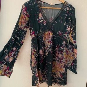 Lovestitch Green Boho Dress-Size M